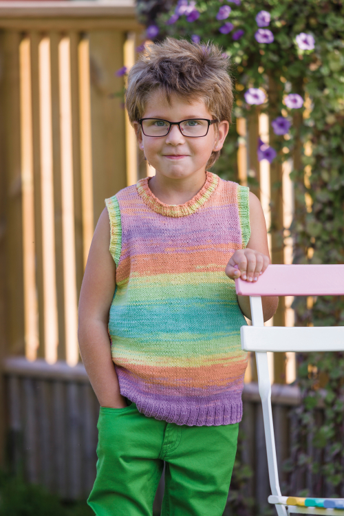 Basisplagg med isatt erme til barn, i Elise