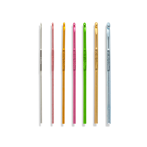 Pony Heklenålsett 6 størrelser 