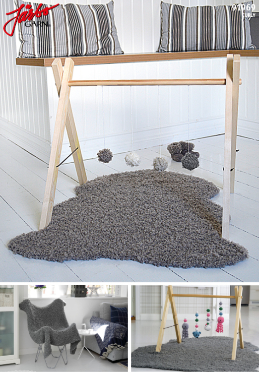 91969. STRIKKETT SAUESKINN/FELL