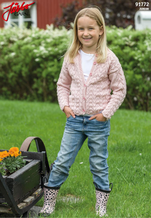 91772. SPETSSTICKAD BARNKOFTA 