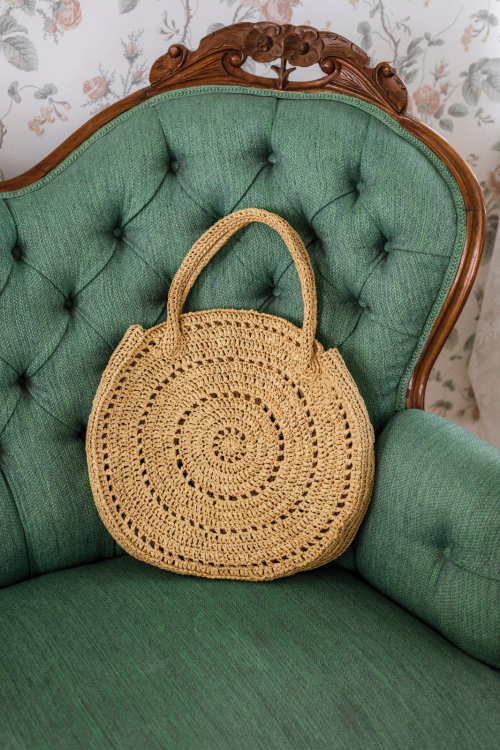 Kringla - heklet veske