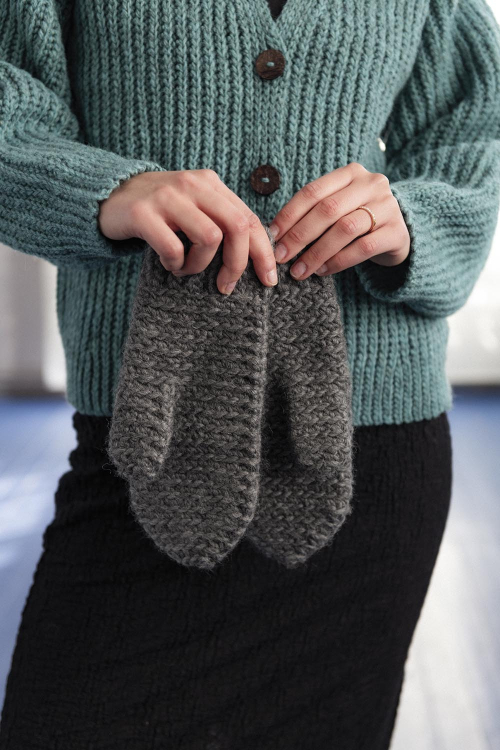 Konstnär - heklede votter