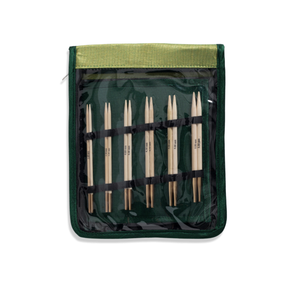 KnitPro Bamboo endepinner - Deluxe sett