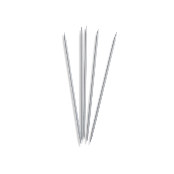 KnitPro Strømpepinner Basix Aluminium