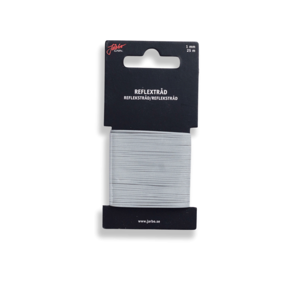Reflekstråd grå 1,0mm/25m