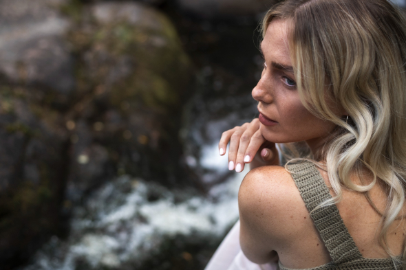 Lunderhage - heklet topp