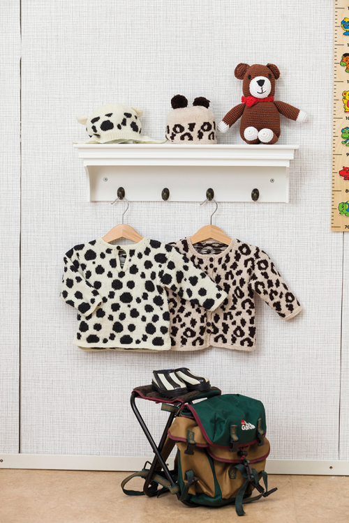 91539. BABYPLAGG MED DYREMØNSTER