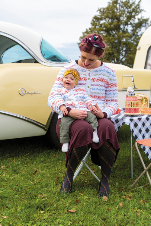 Sorbét - matchende dame- og barnejakke