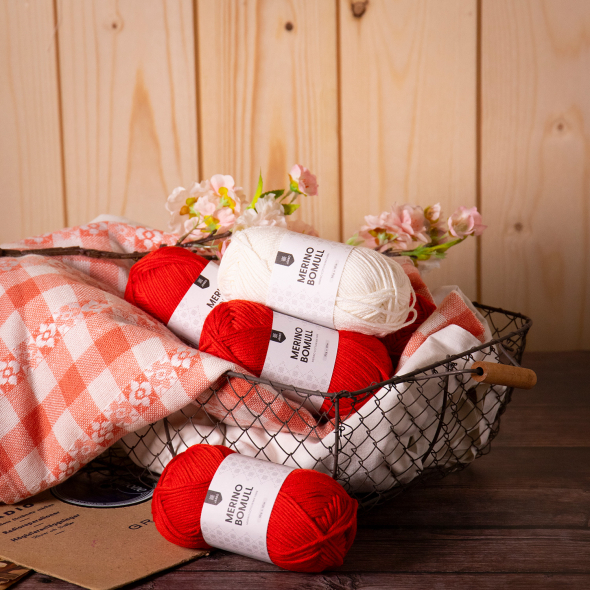 Garnpakke Sommarkoftan: Körsbär