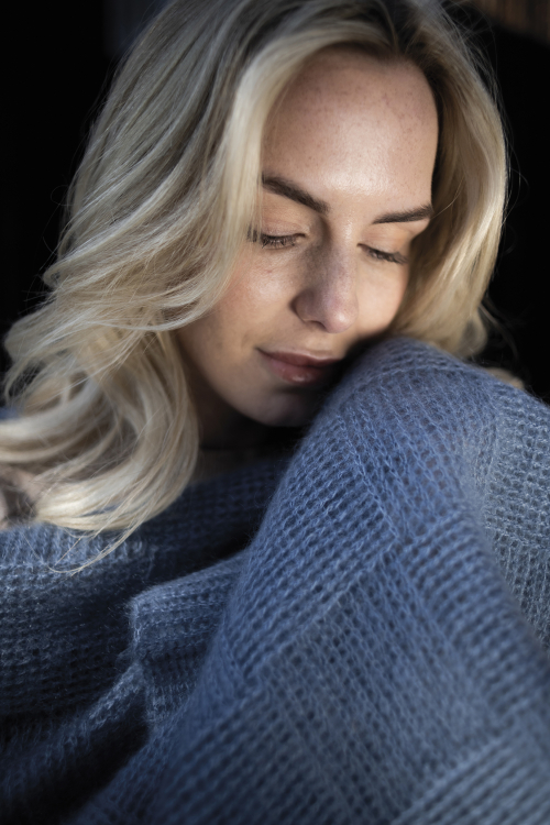 Morgondagg – heklet sjal