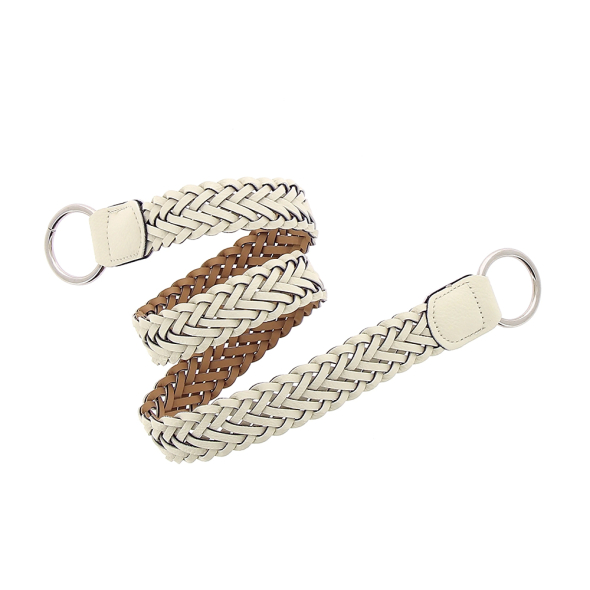 Veskehåndtak XL braided strap (MA119crema)