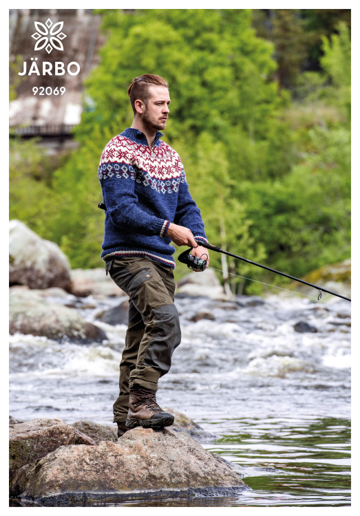 Patriks mønsterstrikkede sportsgenser