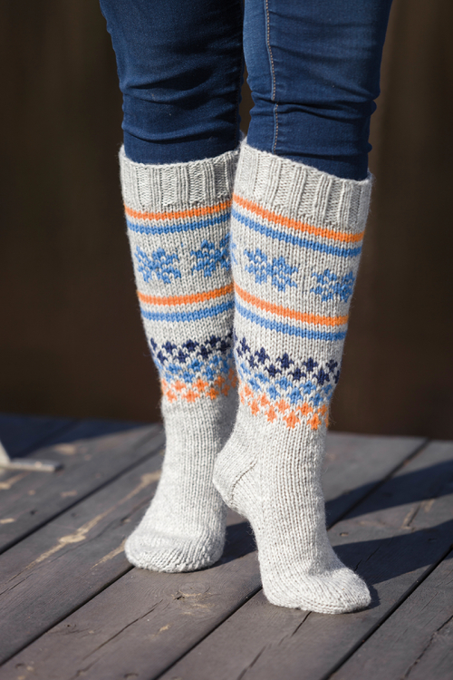 Ragsokker med stjerner og striper