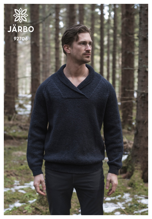 Ask - genser med sjalskrage