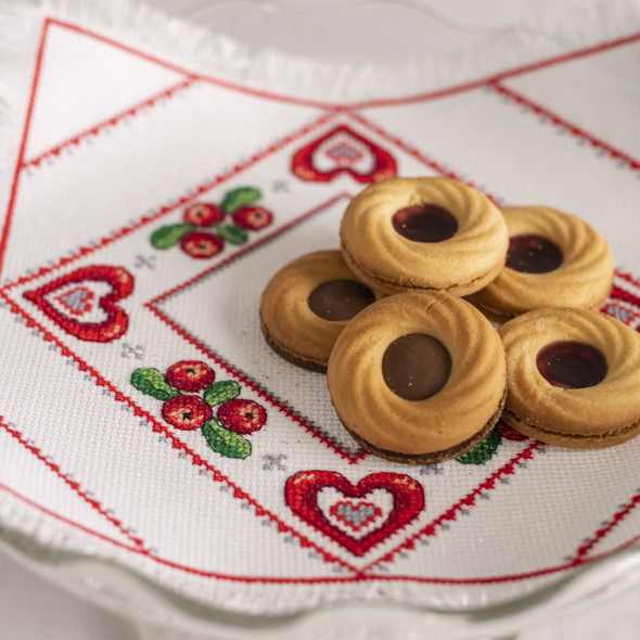 Nydelige brødduker - 2 kluter