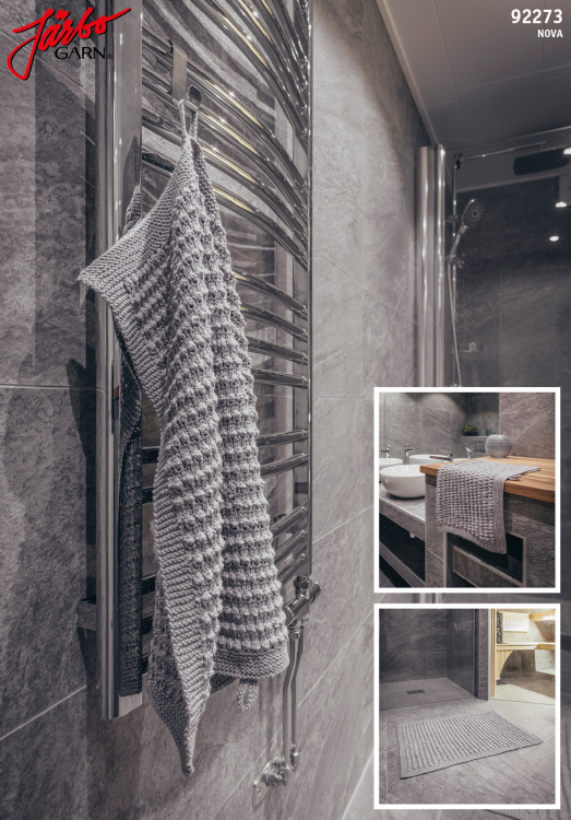 Håndkle og baderomsmatte  