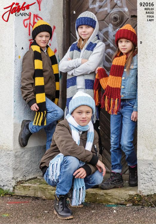 92016. STRIPETE SKJERF MED MATCHENDE LUER