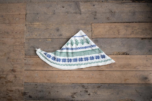 Verk – mønsterstrikket sjal  