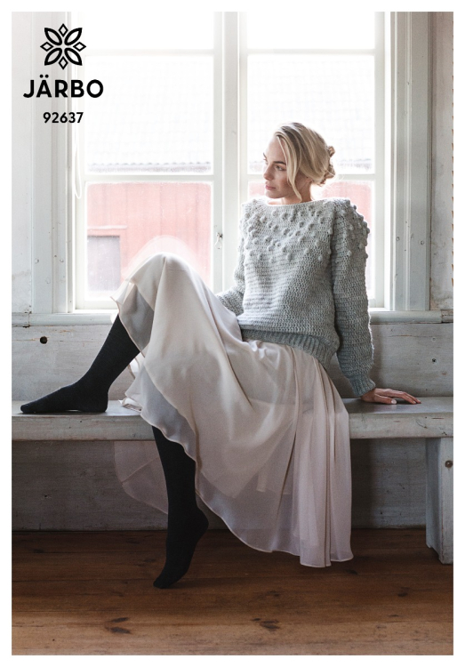 Snödroppe - heklet genser