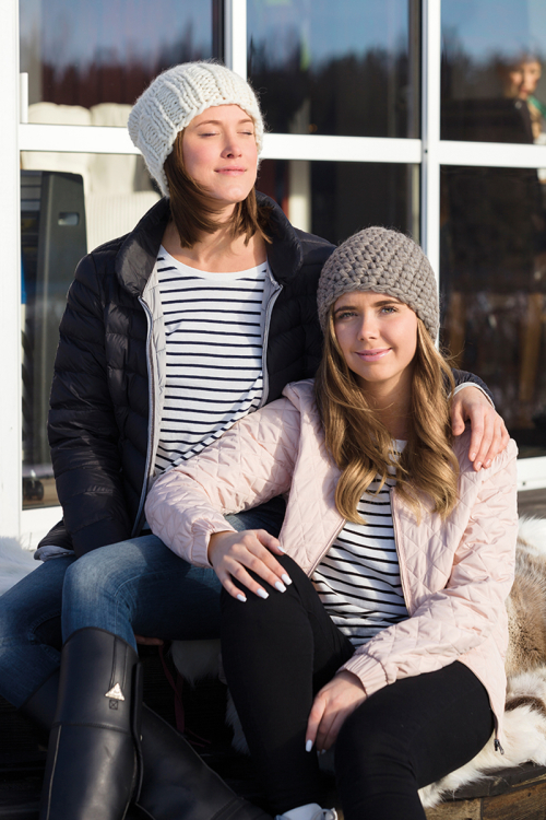 91590. STRIKKET & HEKLET TIL HODE & HALS