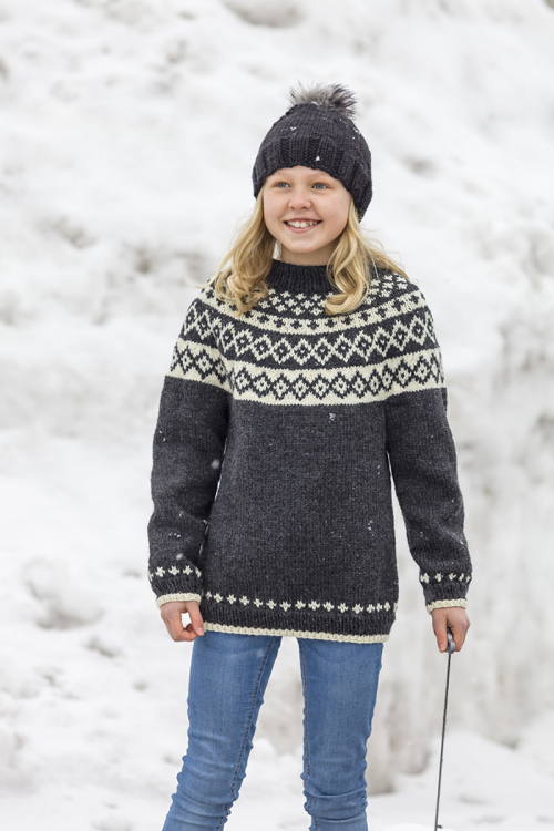 Barnegenser i Järbo mønster