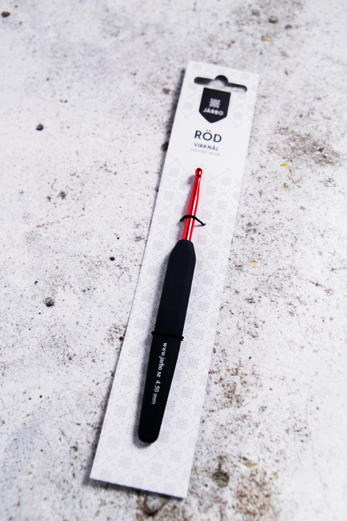 Järbo Röd heklenål - Softgrip