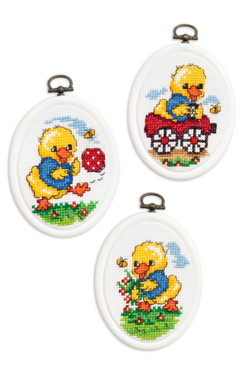 Spillekyllinger - 3 pakker med kort